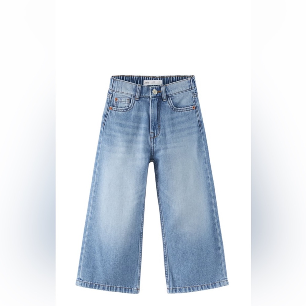 Wide Leg Cropped Zara Jeans